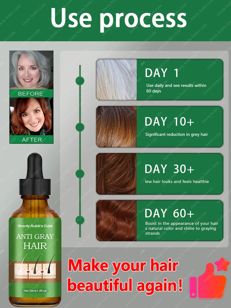 Anti Gray Hair Treatment Serum