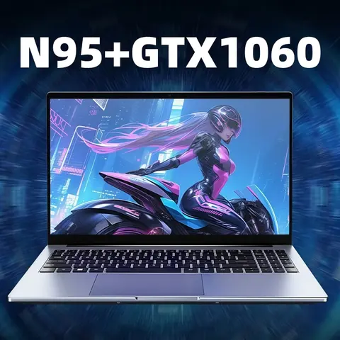15.6" intel N95 gtx1060 gaming laptops portable notebook computer pc 32GB DDR4 1TB SSD laptop Gamer Windows11 Backlit Keyboard