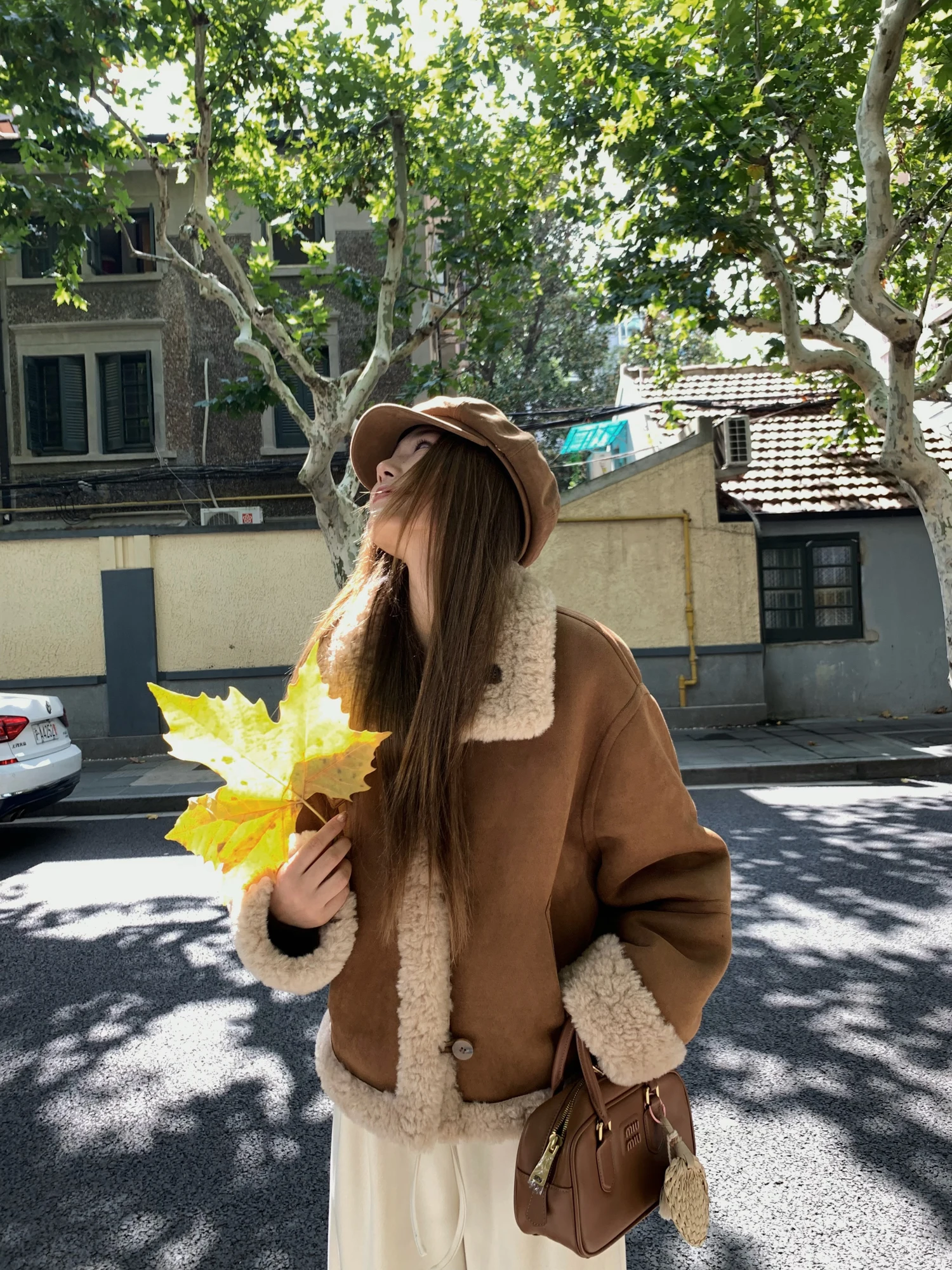 

Двусторонняя одежда, шуба из овечьего меха, британская маленькая леди Hanse Town, дизайнерское пальто из вожной кожи и меха для девочек