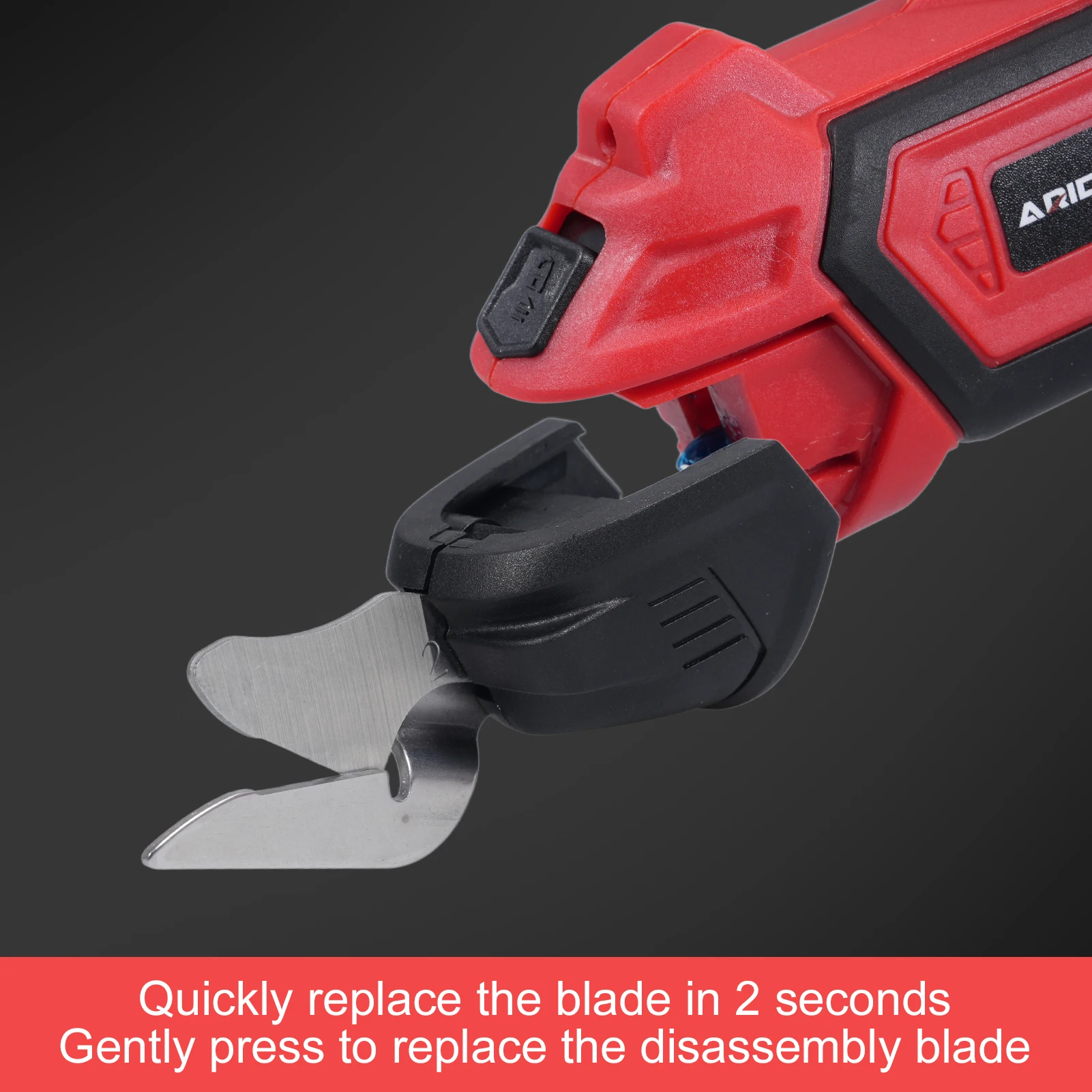 Electric Scissors for Fabric, Leather, Carpet, PVC and Cardboard Cordless Cutter 4.2V 2000mAh Battery with LED Light