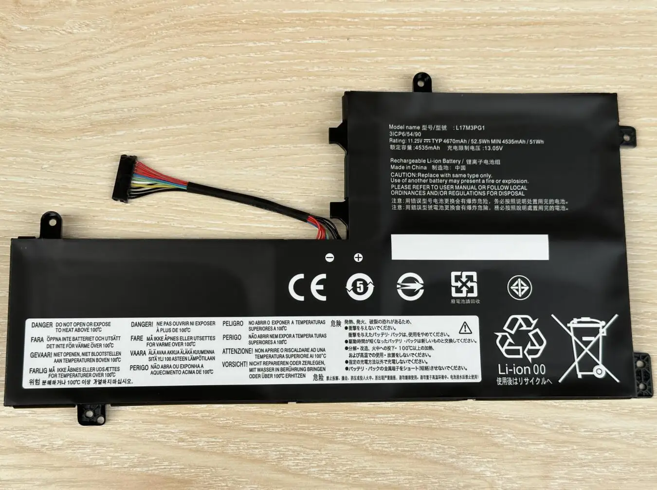 New L17M3PG1 L17M3PG2 laptop battery for Lenovo Legion Y530 Y540-15IRH Y530-15ICH Y7000 Y7000P laptop battery