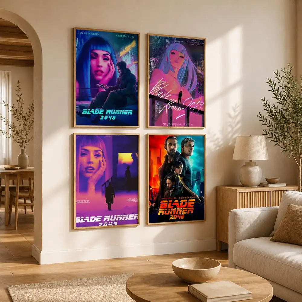 Movie Blade Runner 2049 Poster Self Adhesive Bar Wall Decal Waterproof Vinyl Sticker Modern Art Wall Poster Cafe Home Decor