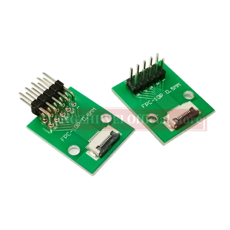 5 шт., плата адаптера FFC/FPC 0,5 мм-10P до 2,54 мм