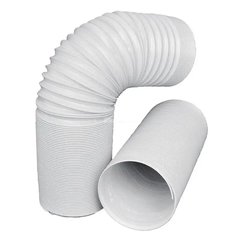 

2m Universal Flexible Air Conditioner Exhaust Hose Vent Tube 13cm Diameter Duct Extension Pipe Portable Dropship