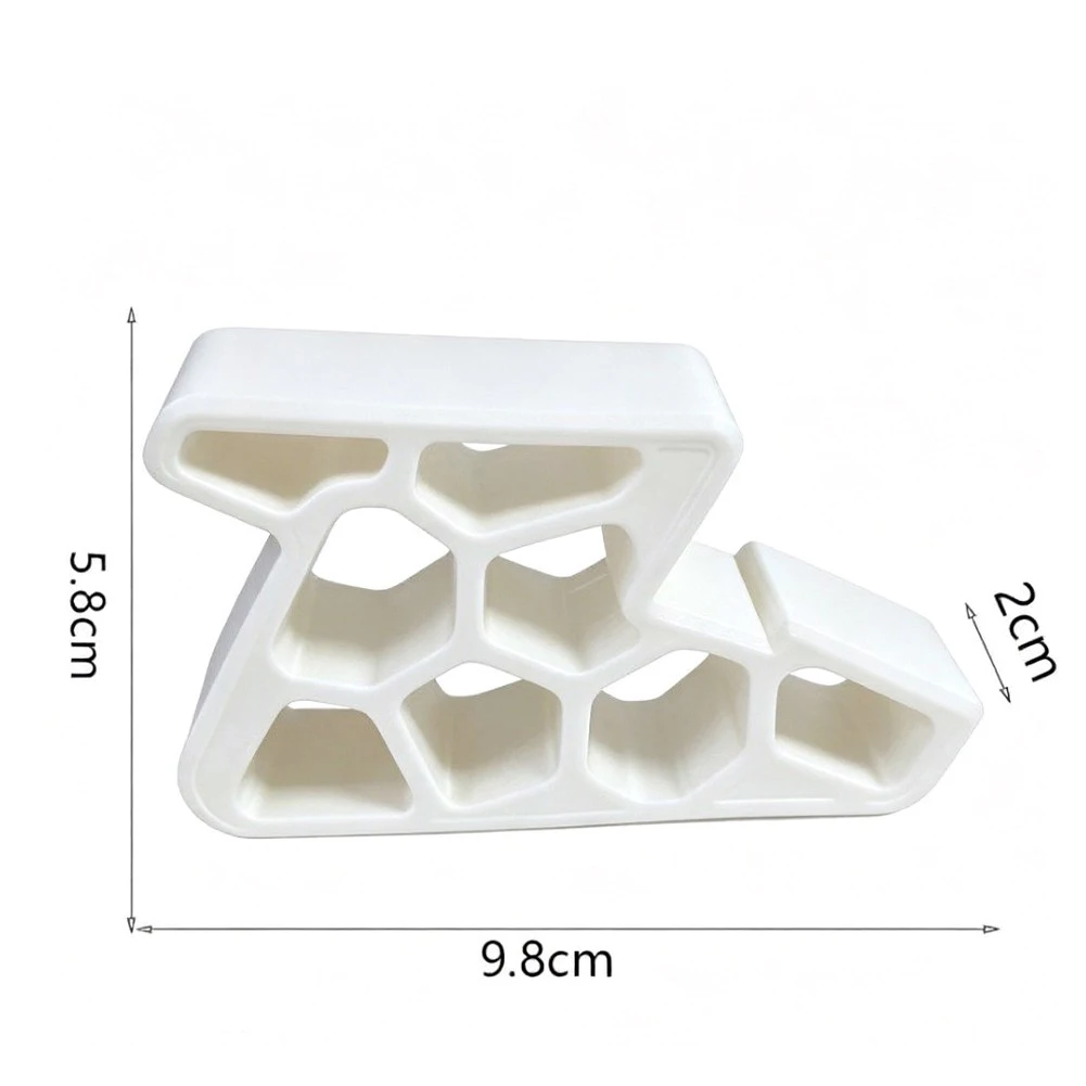 2Pcs Heavy-Duty Door Stopper Windproof Non-Slip Balcony Window Door Wedge Easy Install For Home Office Bathroom Kitchen