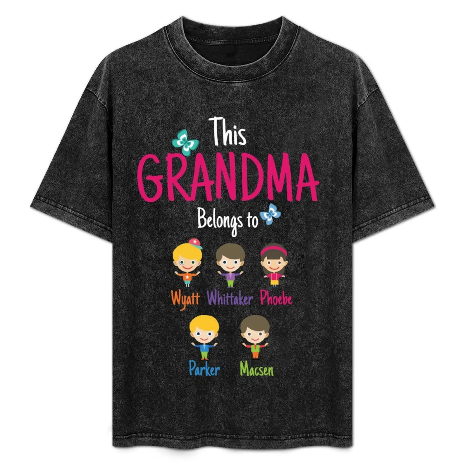 Ce t-shirt décontracté à manches courtes de la marque Grandma Wyatt Whittaker Phoebe Parker Macsen