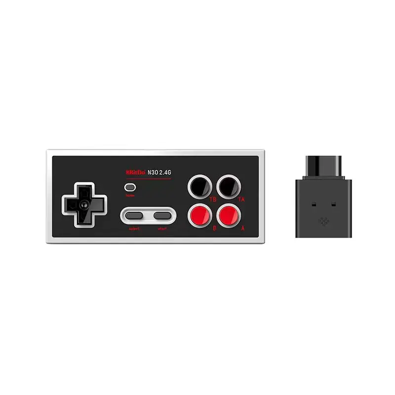 Imagem -05 - Controlador sem Fio Gamepad Switch para Snes Sfc Nec Player Retro Jogo Manipulado Plug And Play Oito Seat Hall Sn30 N30 2.4g