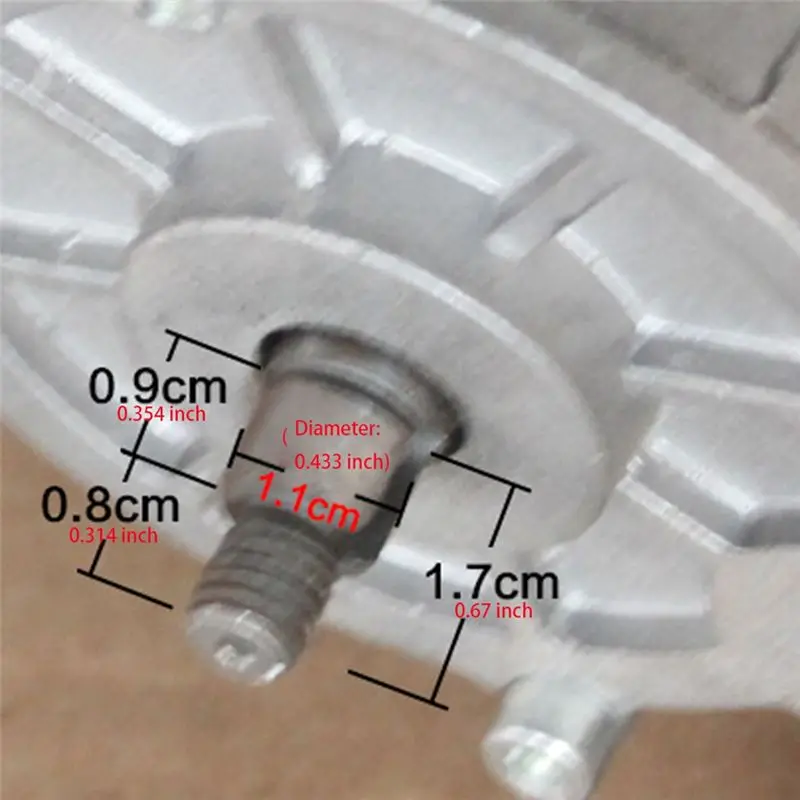 Gear Brushed DC Motor 24V 250W Controller Throttle Replacement For Electric Bicycle image 2