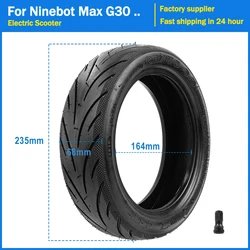 Original 60/70-6.5 Tubeless Tire for Segway Ninebot Max G30 G30D G30P Electric Scooter Tires 10 Inch CST Rubber Outer Tyre Parts