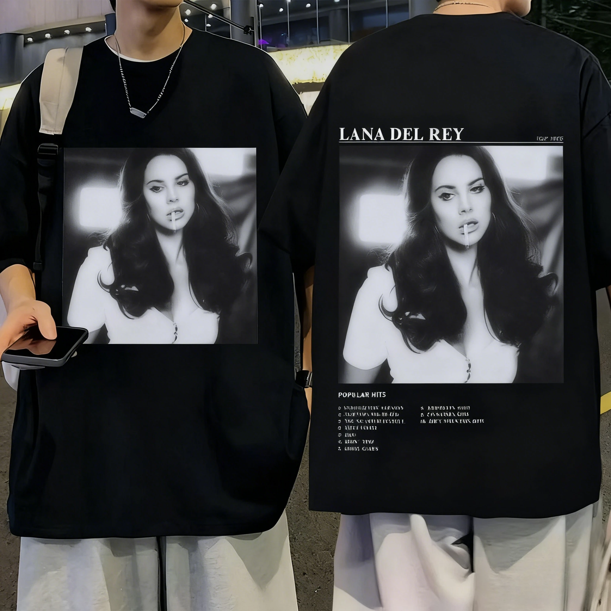 

Футболки Singer Lana Del Rey, футболки Ultraviolence, музыкальный альбом, мужские и женские футболки в стиле Харадзюку из 100% чистого хлопка с принтом, уличная одежда Y2k