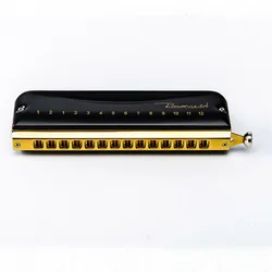 East top Chromatic Harmonica Key of C 14-Hole Armonica Professional Mouth Organ Easttop Harp Aluminum Comb Musical Instrumentos