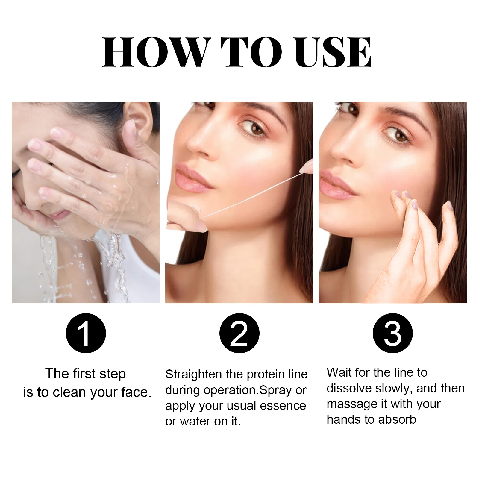 Collageen Draad Instant Lifting Rimpel Verwijderaar Oplosbare Proteïne Draden Serum Set Absorbeerbare Gezicht Filler Anti-Aging Huidverzorging