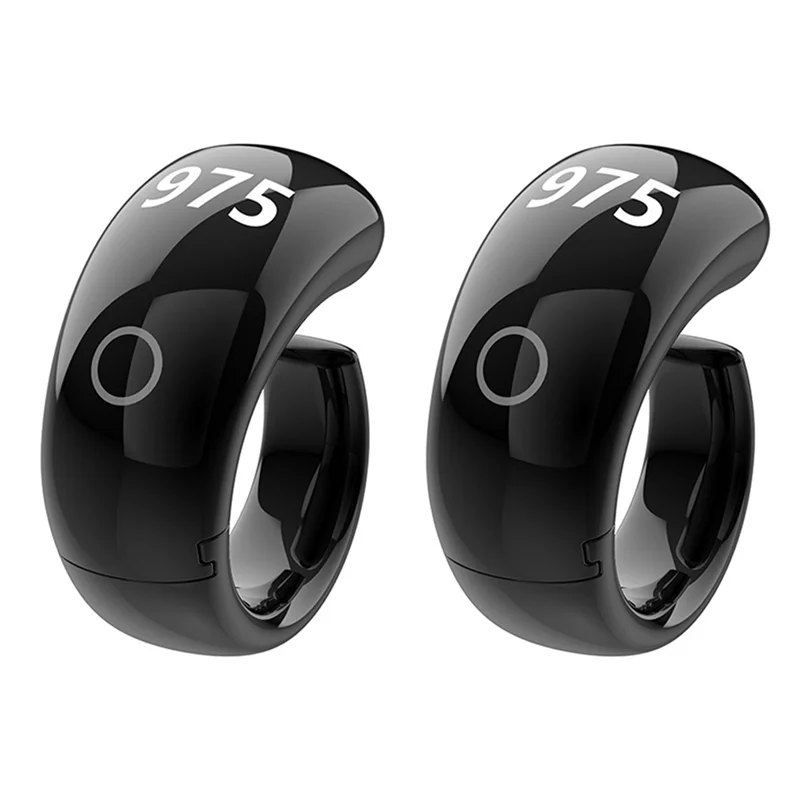 ABGI-2X Многофункциональные цифровые счетные кольца с управлением через приложение Tasbih Faith Zikr Rings Черные