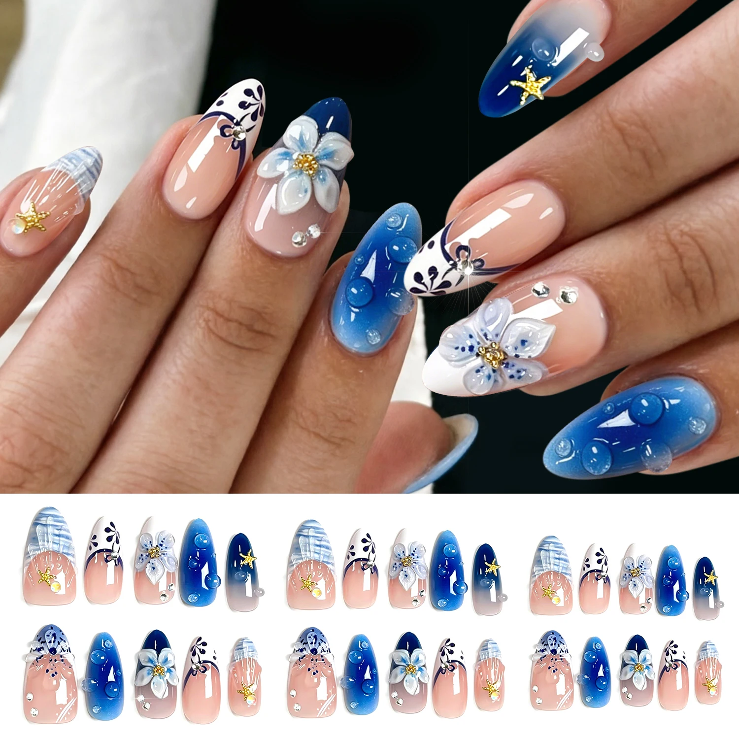 10/30 stuks Zomer Strandvakant - Nail Art Xs recensie en prijs