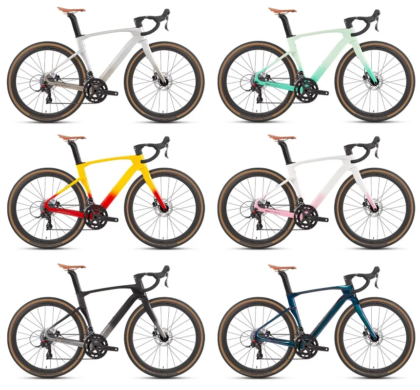 

700C 24 Speed Carbon Road Bike R5pro Disc Brake Carbon Fiber Racing Bicycle Men Women Adult Cycling Components