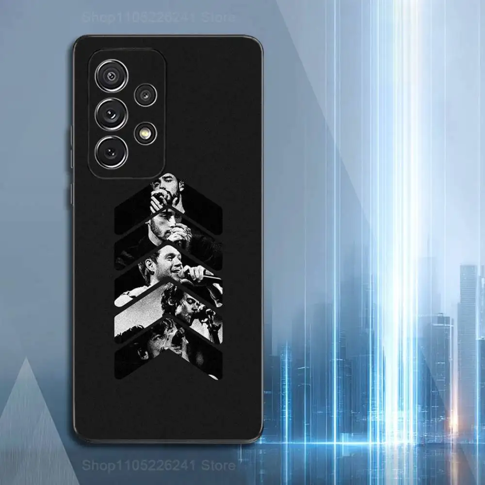 Band O-One D-DireCtion For Samsung S9,S10,S20,S10,S21,S25,S24,S23,Ultra,FE,Plus,Lite,Soft Silicone Black Case