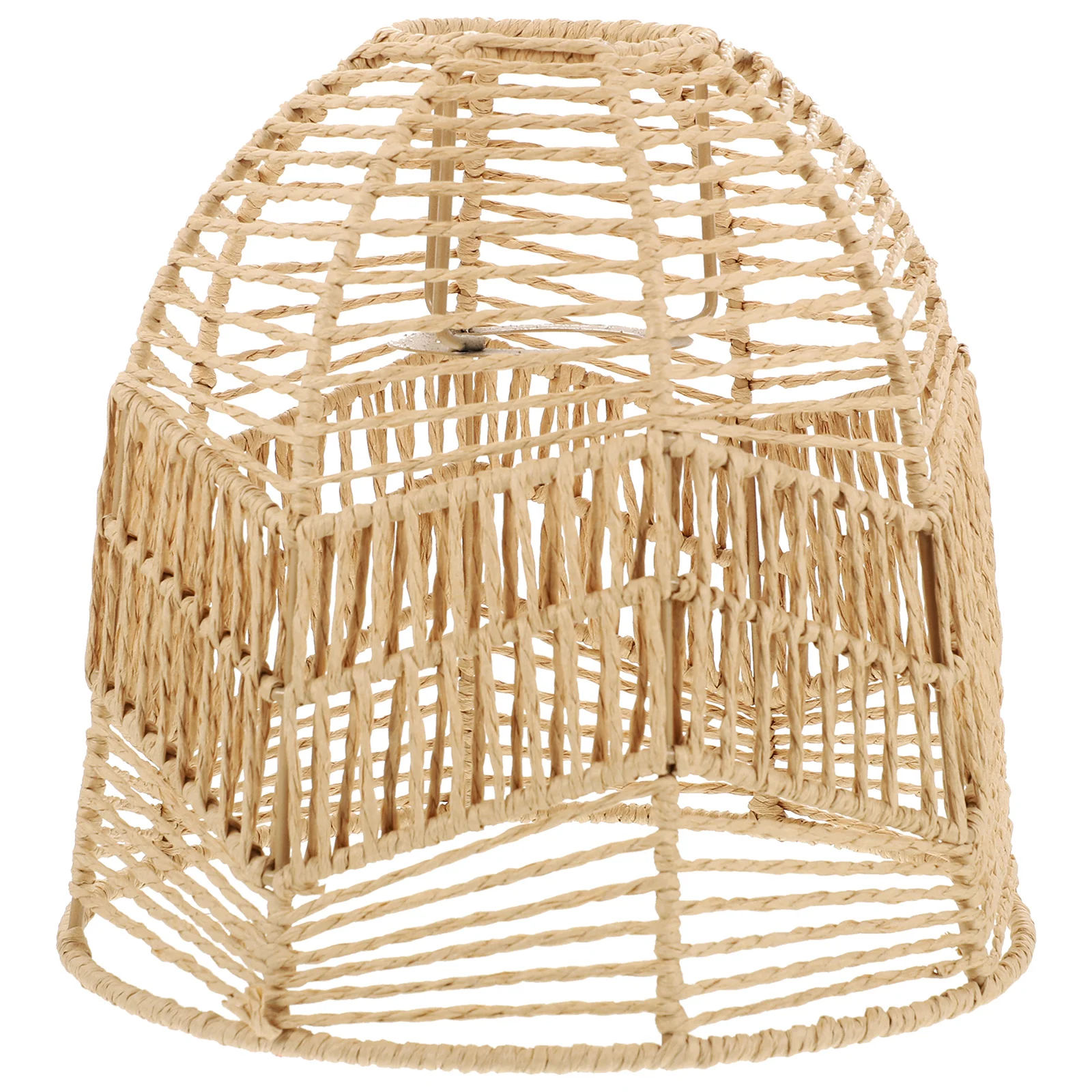 

Paper Rope Lampshade Chandelier Cover Rattan Shield Reusable Vintage Style Candlesticks