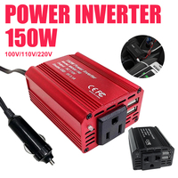 150W Car Power Inverter Socket Converter DC 12V To AC 110/220V Modified Sine Wave Auto Charger Converter Adapter Accessories