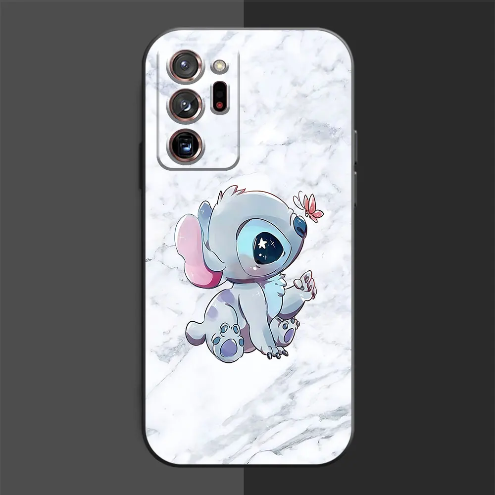 Disney Stitch Love Cover Phone Case for Samsung Galaxy S10 S9 S8 Plus Note 20 Ultra Note 10 Plus Note 9 8 S10 Silicone Shell