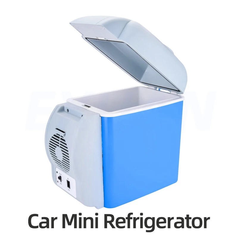 Car Mounted Refrigerator Dual-purpose 7.5L Portable Car Small Cold And Warm Box Refrigerated Small Refrigerator Storing Beverage