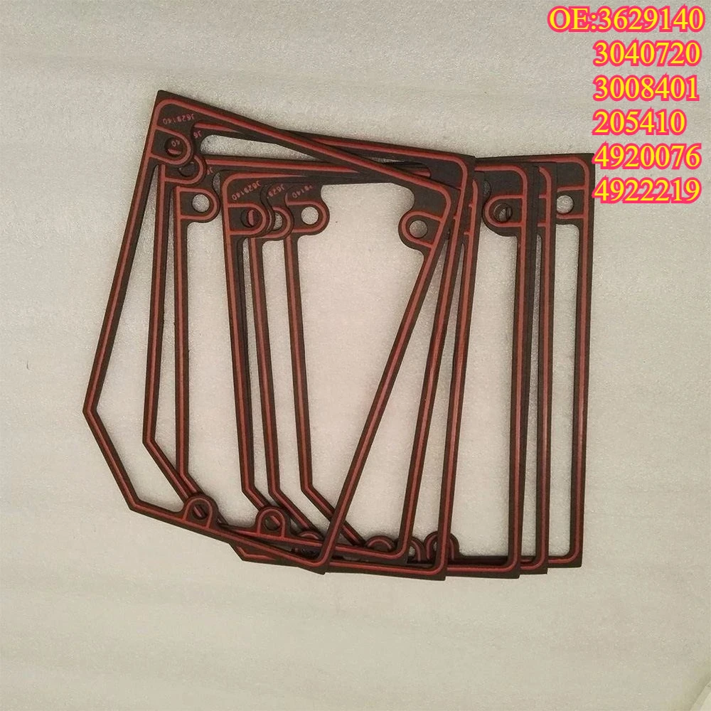 High quality New For 6PCS 3629140 3040720 3008401 205410 4920076 4922219 K19 KTA19 K38 K50 Cummins engine rocker cover gasket