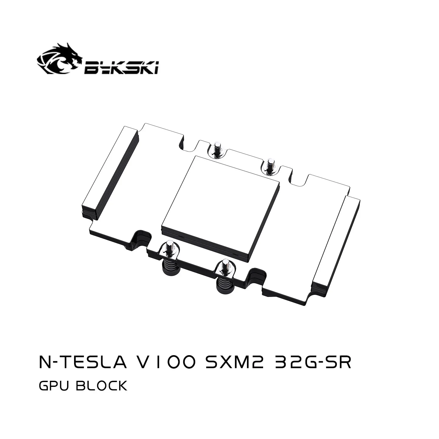 Bykski GPU Water Block for NVIDIA V100 NVLink Video Card Cooled Radiator / N-TESLA-A100SXM2-32G-SR