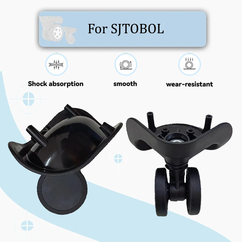 

For SJTOBOL T19F Business Luggage Universal Wheel Super Silent Wear-resistant Replacement Wheel Luggage Repair Parts (2PCS/4PCS)