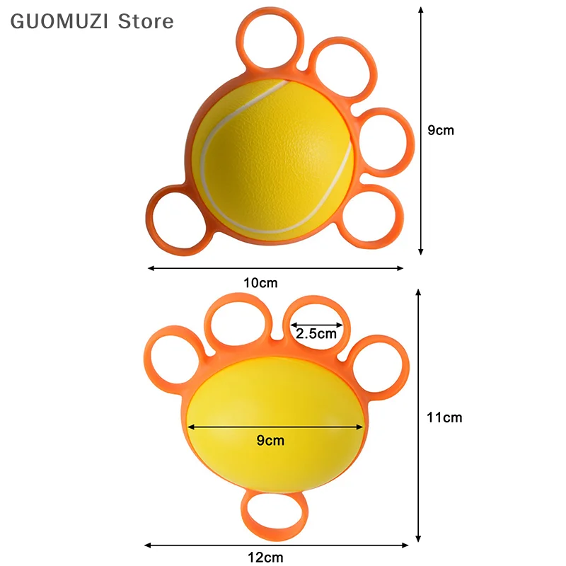 1Pc 指マッサージリハビリテーショントレーニング高齢者エクササイズボールグリップデバイス