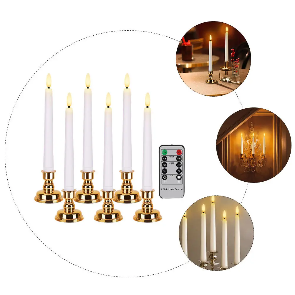 

1 set Led Lamp Long Pole Flameless Luminous For Christmas Wedding Party Festival Decor Xmas Light Decor Glowing Led