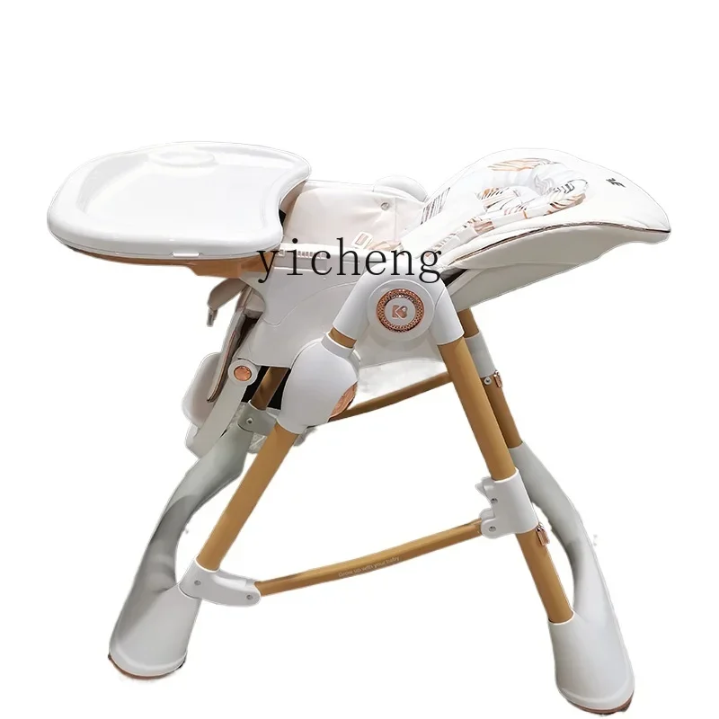 

Tqh Baby Dining Chair Household Foldable Multifunctional Portable Dining Table Children's Study Desk