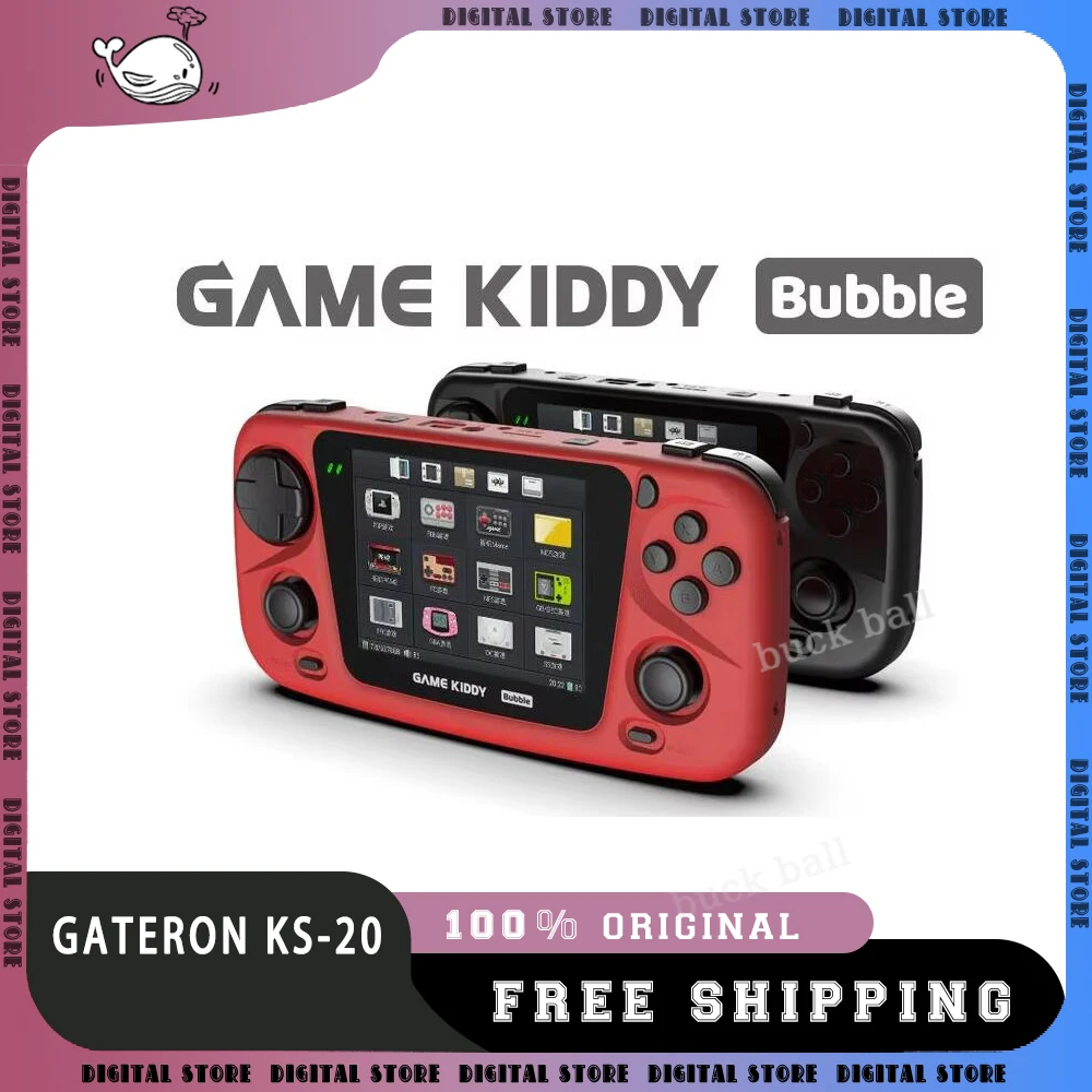 

Gkd Kiddy Bubble 3.5 Inch 4000ma Rk3566 Processor Hdmi Video Output Portable Retro Nostalgic Handheld Game Machine.