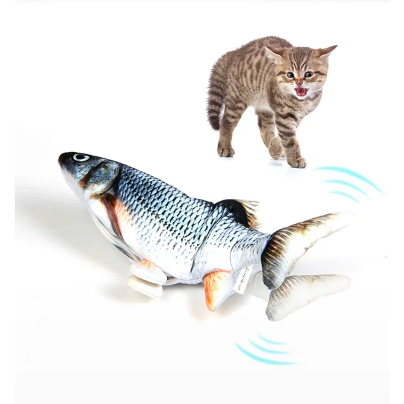 

Hot Chewing Cat Fish Catnip Electric Tail Moving Cat Fish Shape Smart Toys