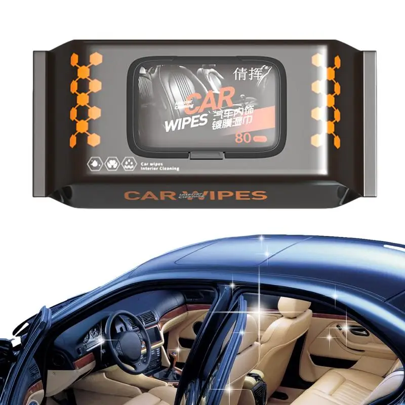 

Car Interior Cleaning Wipes Multi-functional Car Dashboard Seat Leather Nursing Brightening Wipes Car Accessories Wet Wipes