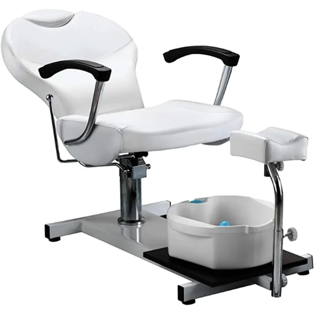 Pedicure Chairs，Adjustable Sitting Height with Foot Massage Basin for Hydrotherapy Pedicure Chairs