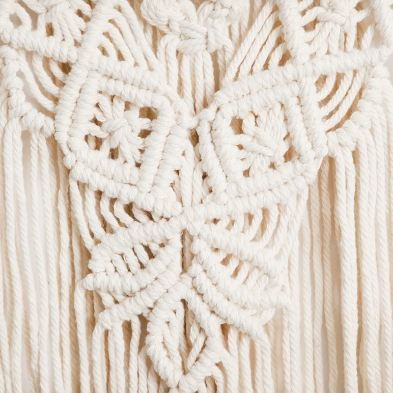 Macrame Wall Hanging Handwoven Bohemian Cotton Rope Boho Tapestry Home Decor