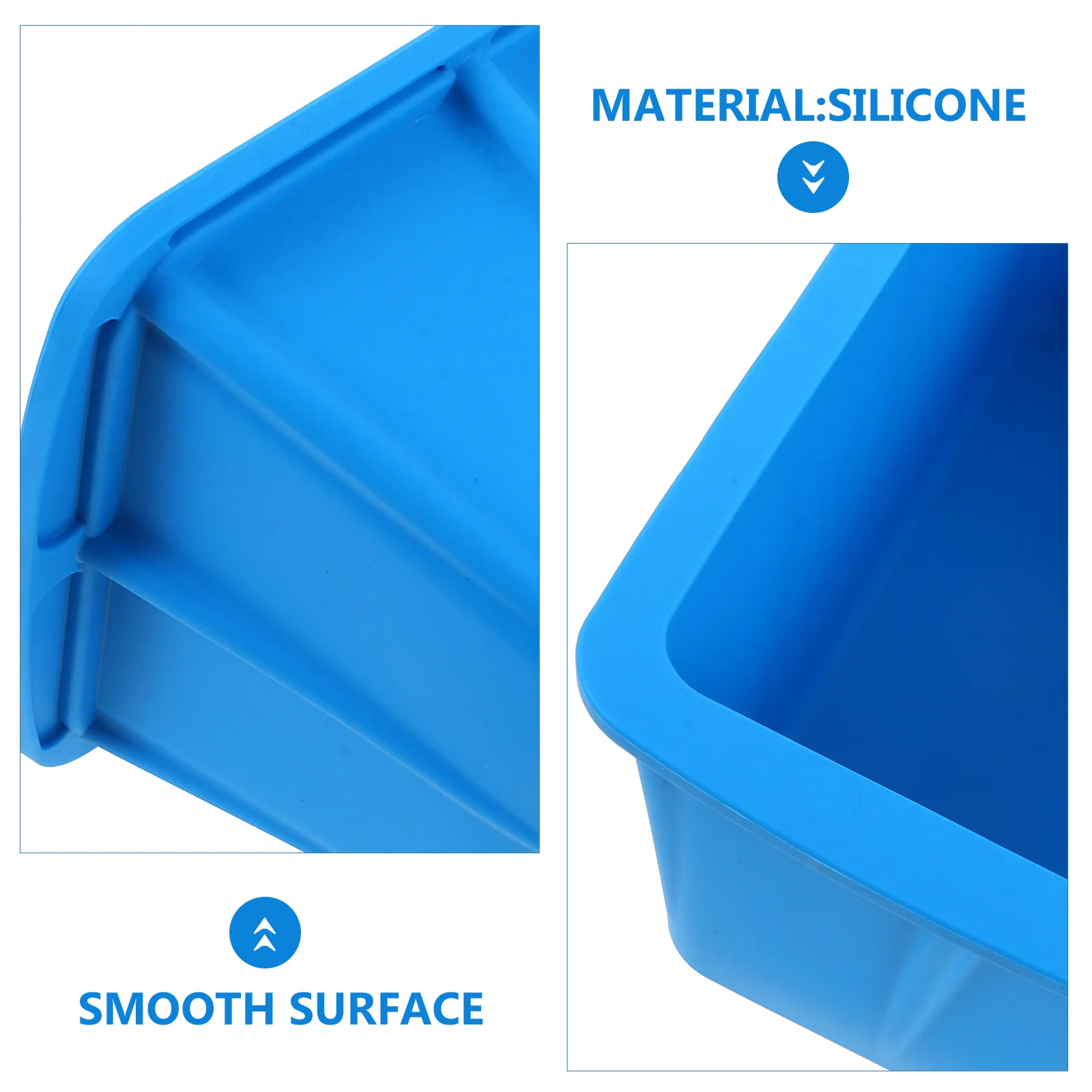 

Large Block Reusable Silicone Tray Outdoor Activities Fine Workmanship Smooth Surface No Burr Making Mold Maker Cube