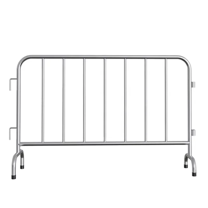 Crowd Control Safety Barrier Stainless Steel Guardrails Traffic Isolation Protection Movable Fences for Construction Sites
