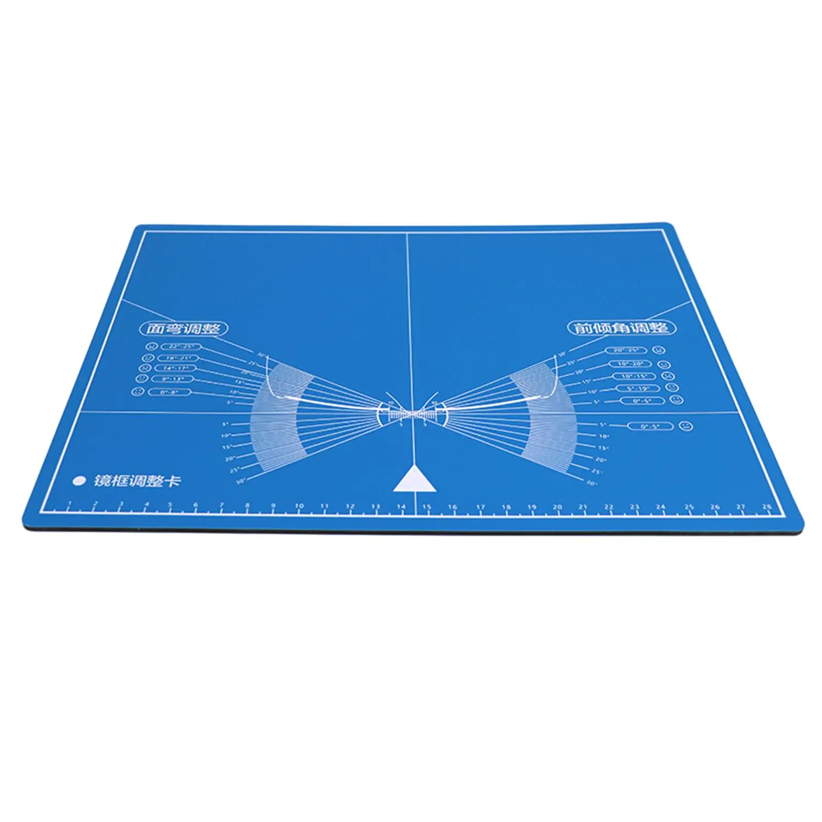 Glasses Frame Adjustment and Measurement Double Sided PVC Lens Test Card Repair Tool for Optical Shops