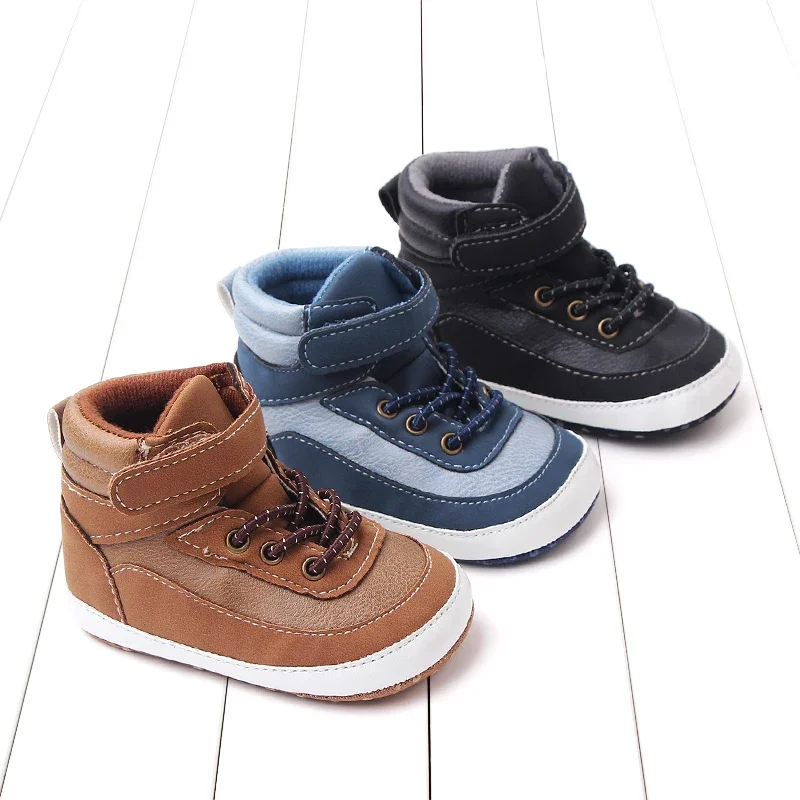 الربيع الصيف الأكثر مبيعا 0-1 سنة طفل أحذية مشي عالية الجودة حذاء كاجوال جلد حذاء طفل حذاء طفل بالجملة BH2318 #4