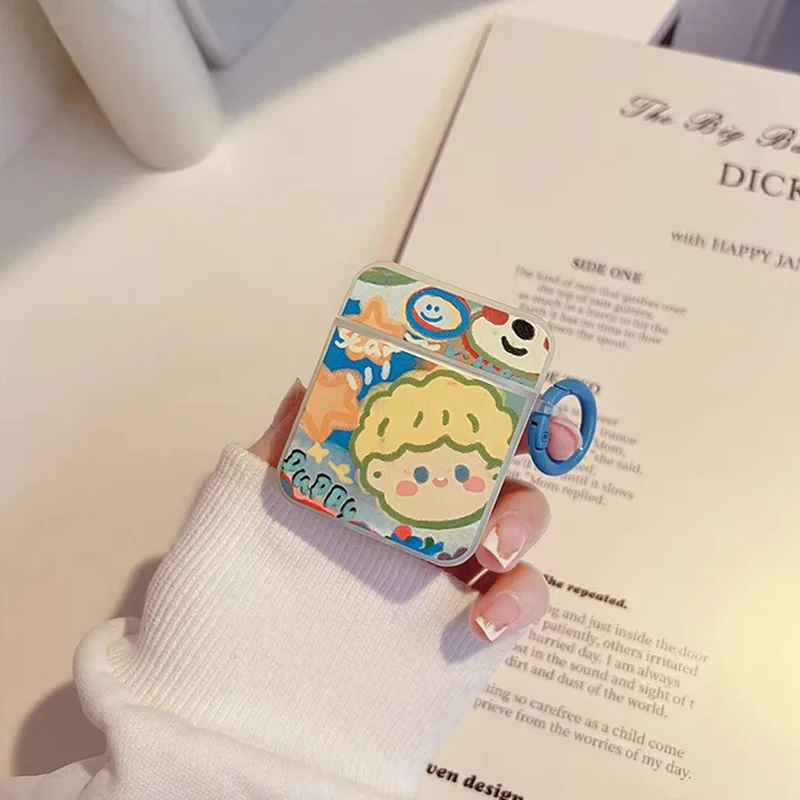 Cute boys lovely girls Cartoon Creative Earphone Case For Airpods Pro 2 Earphone Case For Airpod 1 3 Shockproof Headphone Cover