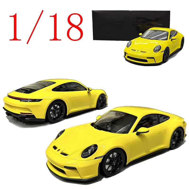 

Minichamps Diecast 1/18 Scale Porsche Resin Model Car Porsche 911 992 GT3 Yellow Play Vehicles Toys for Boys Gift Original Box