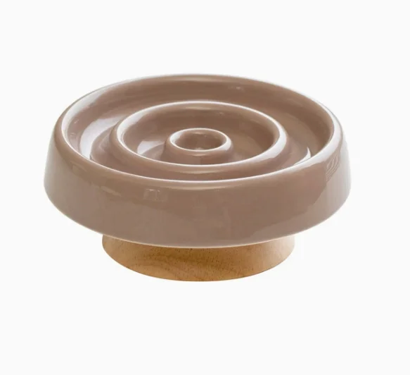 

New Design Ceramic Pet Slow Feeder Bowl Pet Dog Bowl