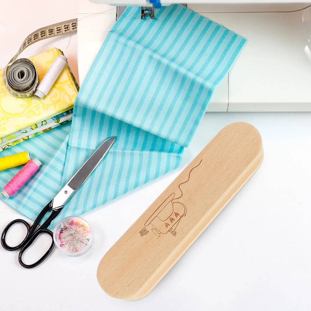 

Wooden Clapper for Ironing Sewing Tool Pressing Location Board Anti-Scald Fabric Aid Quilting Seam Smoother Craft Project