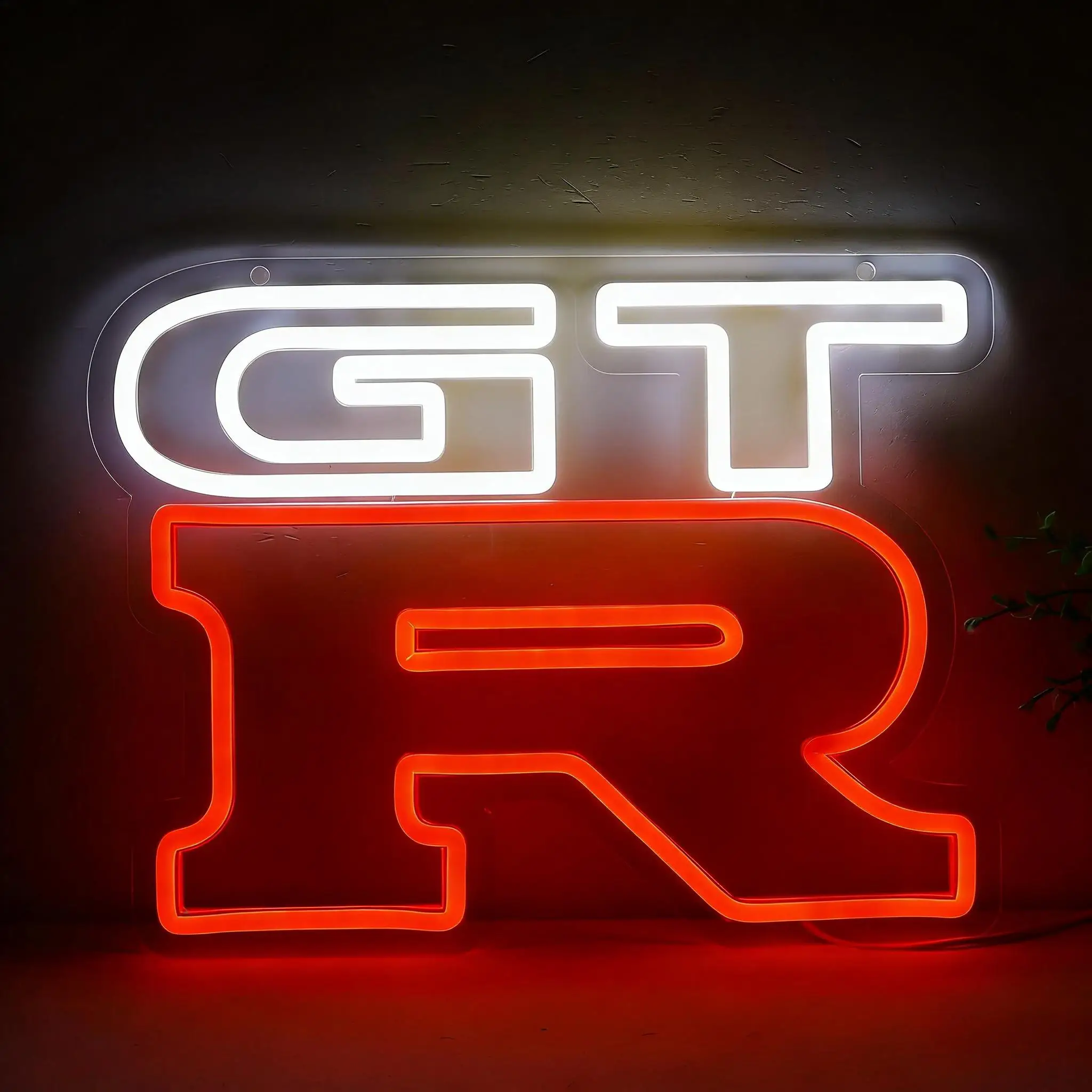 

Неоновые вывески G.T.R. с USB-подсветкой и регулировкой яркости для гаража, автомастерской, мужской комнаты, бара, паба, спальни, декор, подарки для автолюбителей