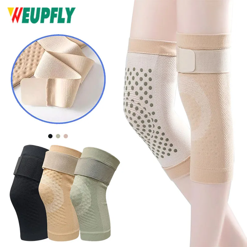 1Pair Knee Sleeves for Knee Support,Circulation Improvement &Pain Relief,Sport Compression for Running,Arthritis Pain Women &Men