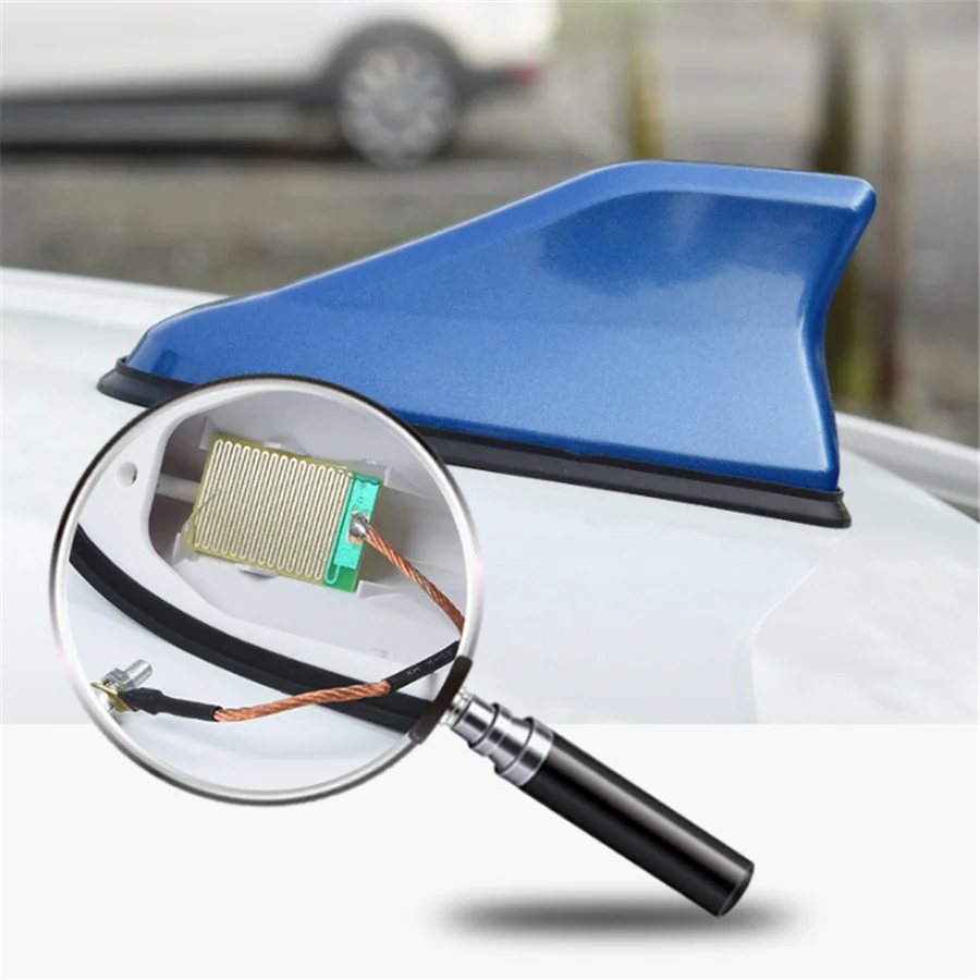 car Roof modified rear wing antenna for Ford Focus 2 MK2 Focus 3 MK3 Sedan Hatchback Mondeo car styling