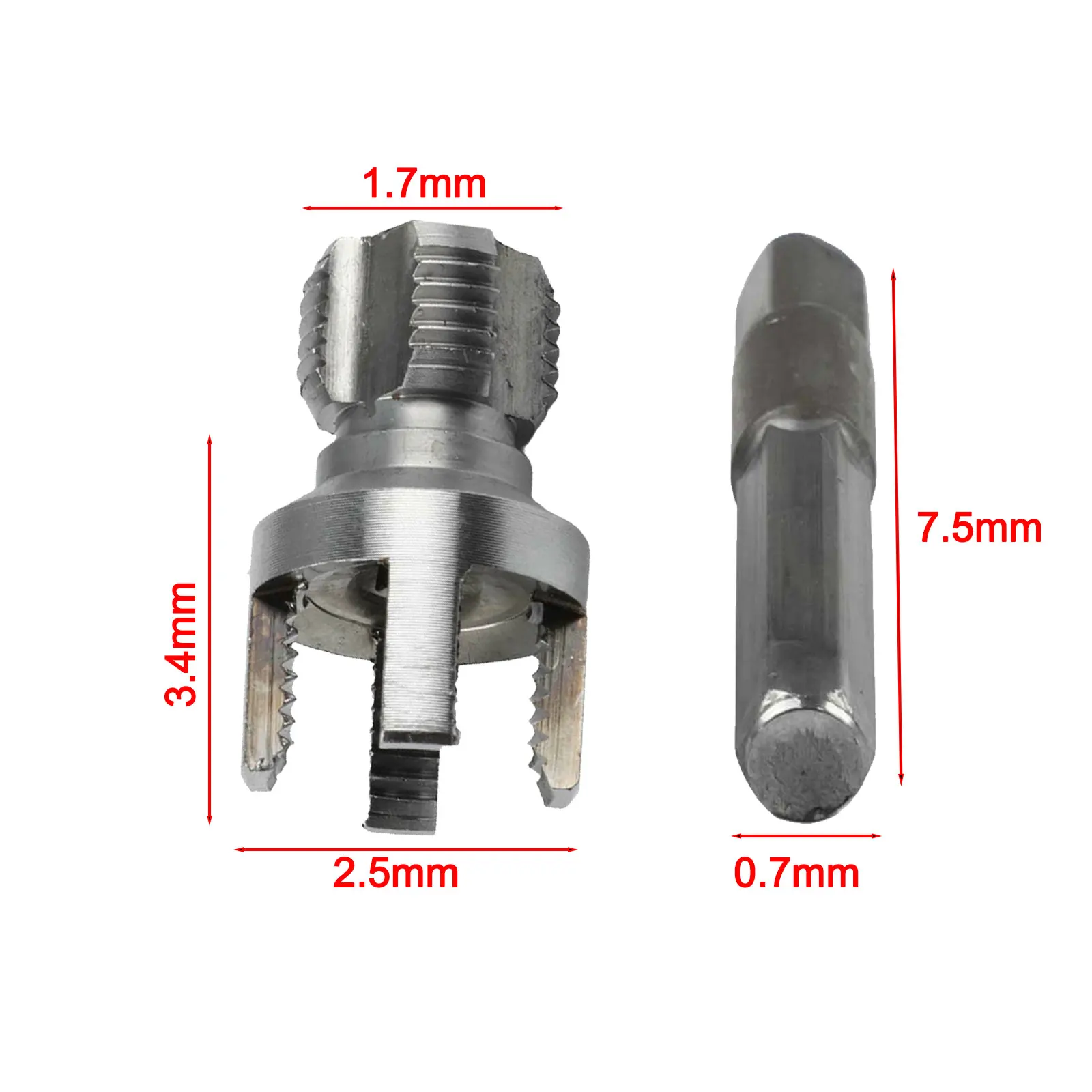 1/2pcs 20MM/25MM Tapping Tool Internal Thread External Thread Integrated Die Water Pipe Threader Thread Cutter For Plumbing