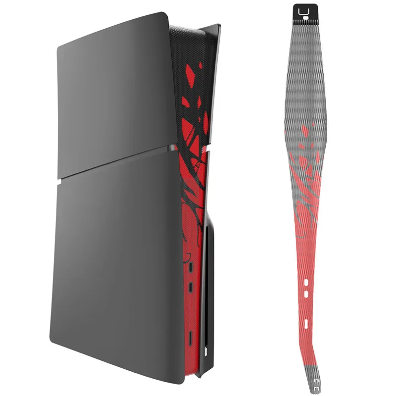 ฝาครอบกันฝุ่นสำหรับ PS5บางปรับปรุงตัวกรองฝุ่นป้องกันขนสัตว์เลี้ยงสำหรับ PlayStation 5 Slim คอนโซลฮีทซิงค์ DIY Spider