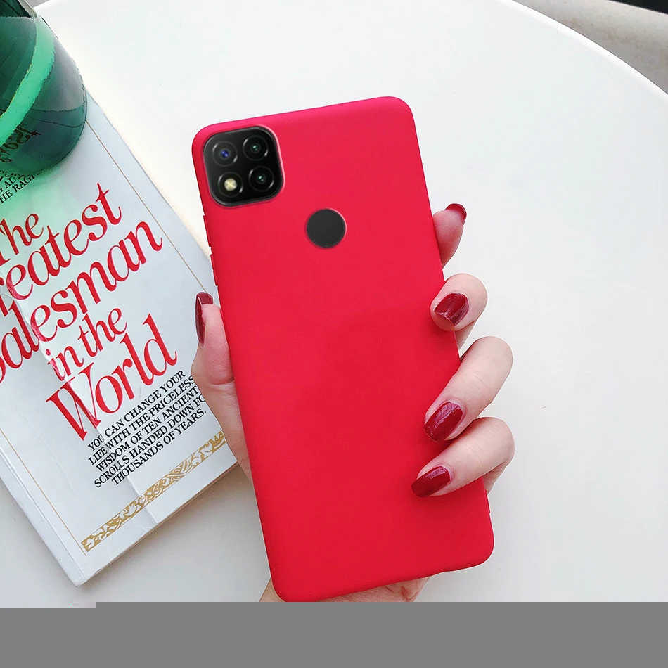 For Xiaomi Redmi 9C Silicone Candy TPU Simple Cover Phone Case For Xiomi POCO C3 C31 Redmi 9C NFC Redmi9C NFC 2020 Bumper Case