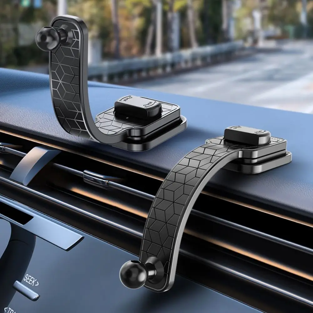 

17mm Ball Head Car Suction Cup Phone Holder Base Bendable Arm Detachable Navigation Holder Foldable Car Dashboard Bracket
